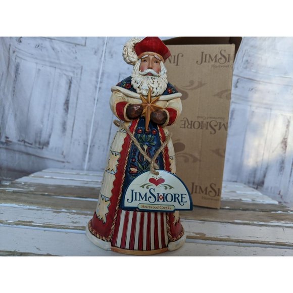 Jim shore 4022916 wesolych swiat Santa Star figuri